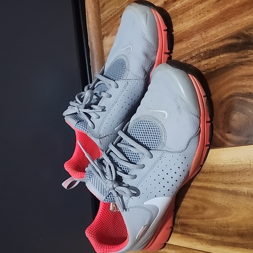 Nike Women's Athletic Shoes in Gray and Coral